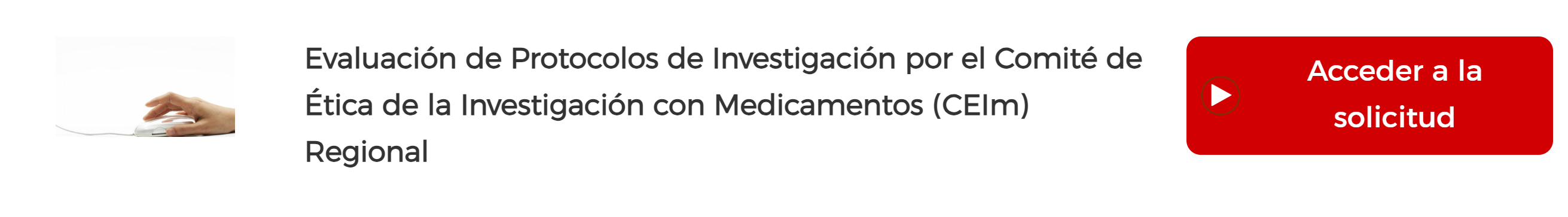Acceso trámite telemático evaluación protocolo ensayos medicamentos
