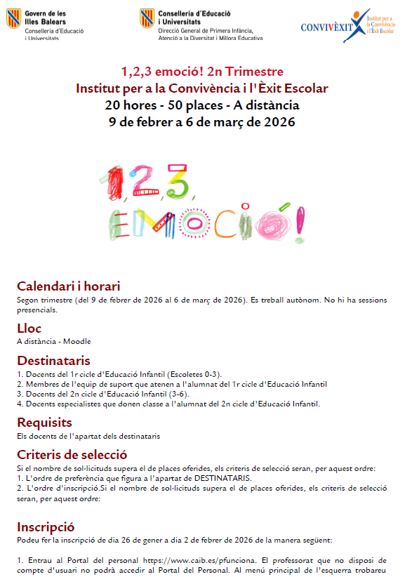 imatge 1,2,3 emocions febrer 2026